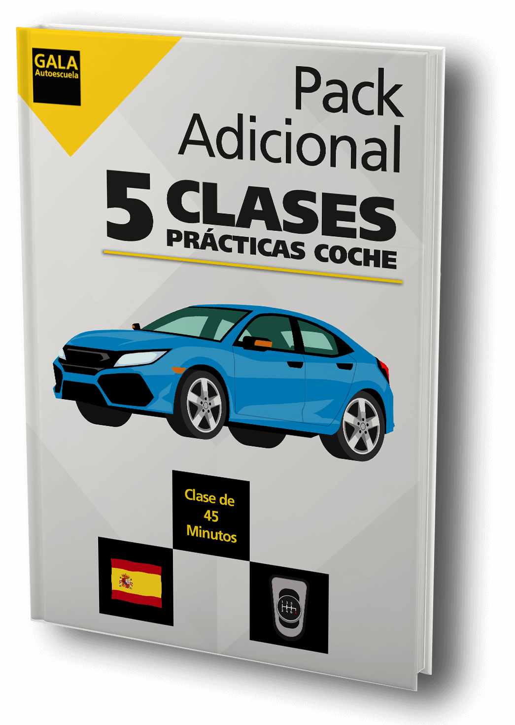 Pack 5 Clases Prácticas Coche (1045x1471), Png Download