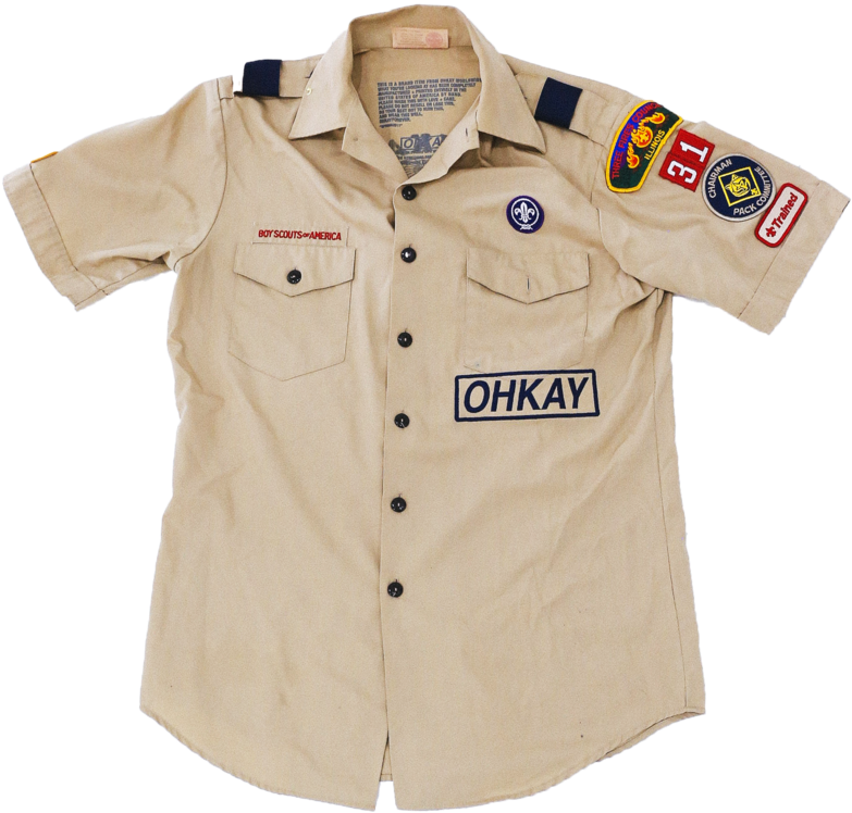Boy Scout Top (1000x1500), Png Download