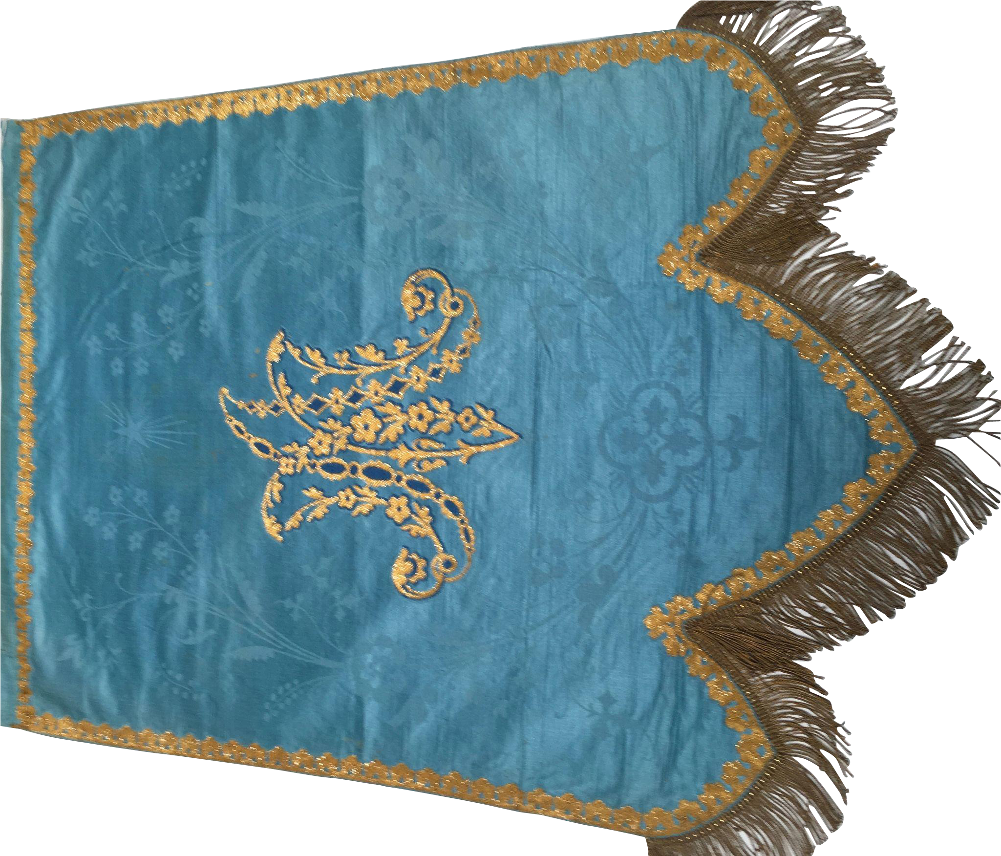 Blue & Gold Banner (2048x2048), Png Download