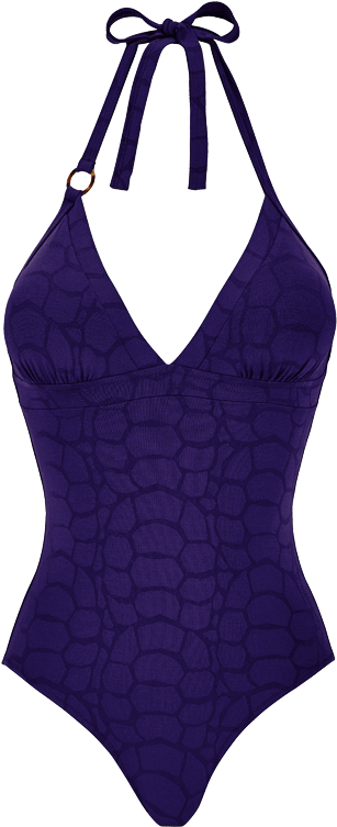 Women Triangle One Piece Swimsuit Ecailles De Tortue (766x766), Png Download