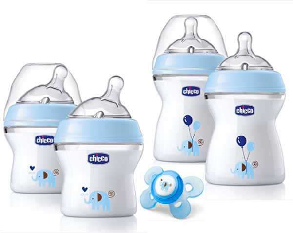 Kit Com 4 Mamadeiras Chicco Natural Fit Newborn Anti (600x600), Png Download