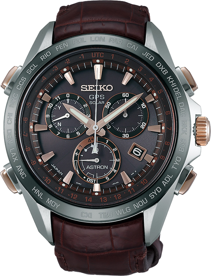 The 2015 Seiko Astron Gps Solar Chronograph Sse025 (678x885), Png Download