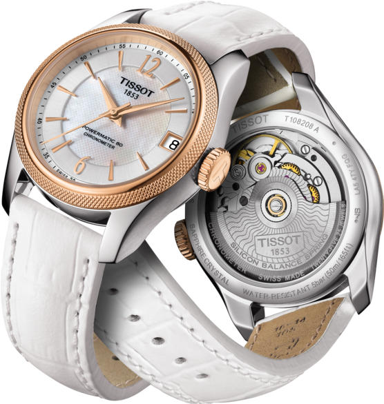 Tissot Ballade Powermatic 80 Cosc Lady (555x841), Png Download