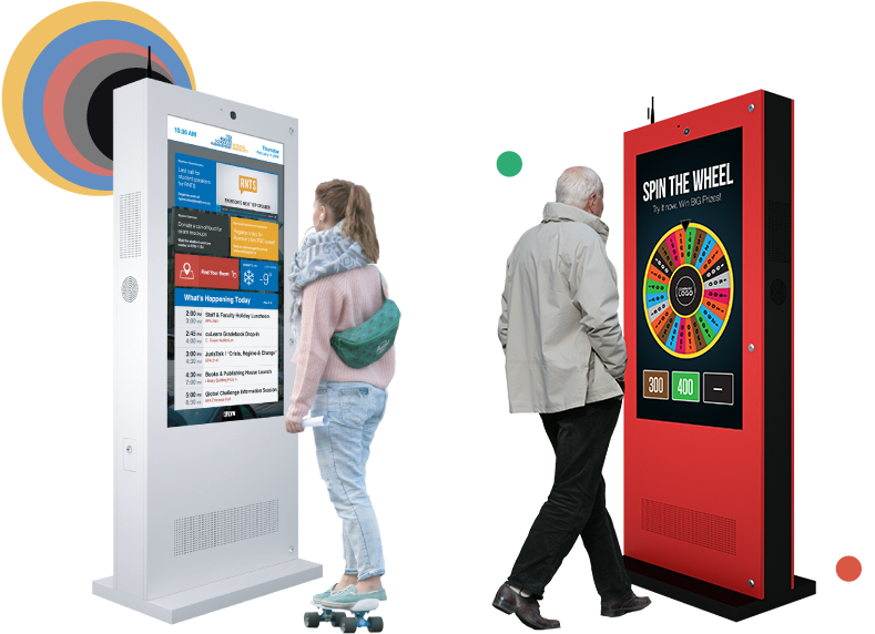 Digital Display Kiosk (788x601), Png Download