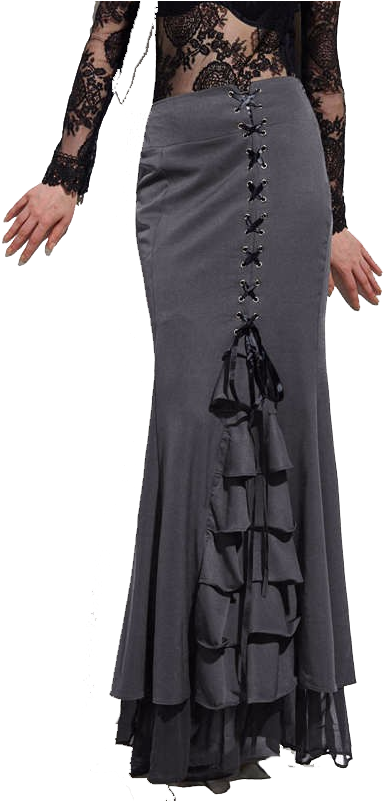 Floor Length Skirt Png Free Pic (800x800), Png Download