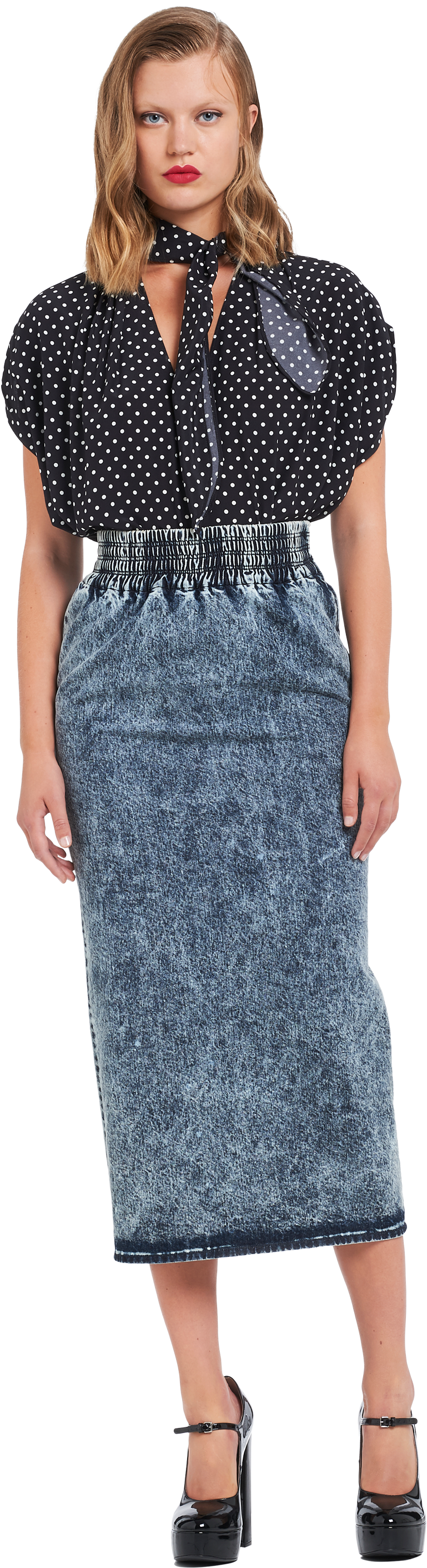 Blue Denim Skirt (2400x2935), Png Download