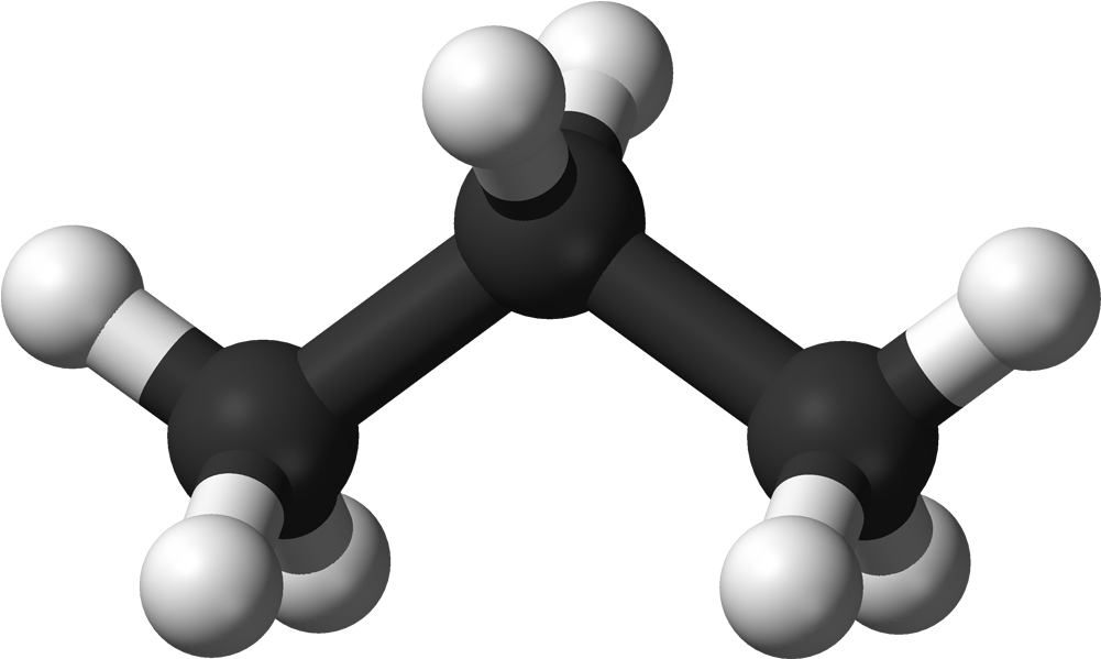 Propane 3d Balls A (1100x698), Png Download