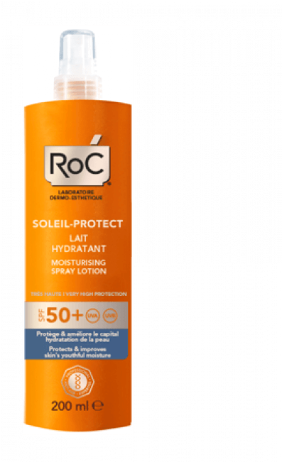 Roc Soleil-protect Spray Spf 50 200ml (650x650), Png Download