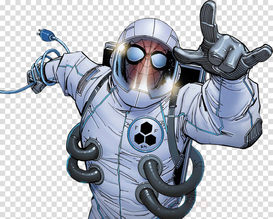 Spider Man Space Suit Clipart Spider Man John Jameson (900x720), Png Download