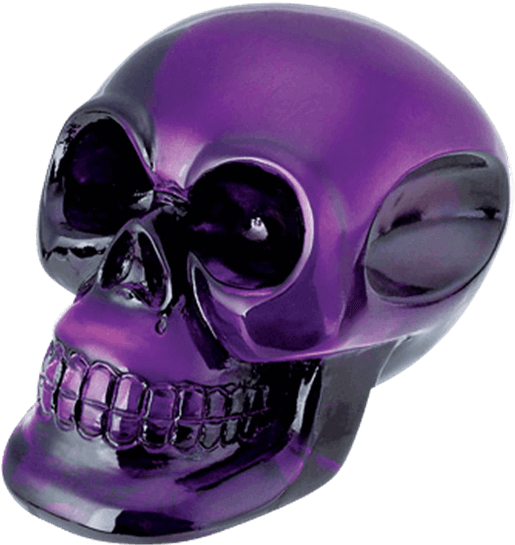 Purple Crystal Skull (555x555), Png Download