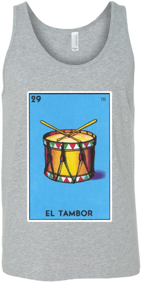 El Tambor Unisex Tank Top (1024x1024), Png Download