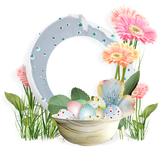 Cadre Png Pâques, Cluster (600x557), Png Download