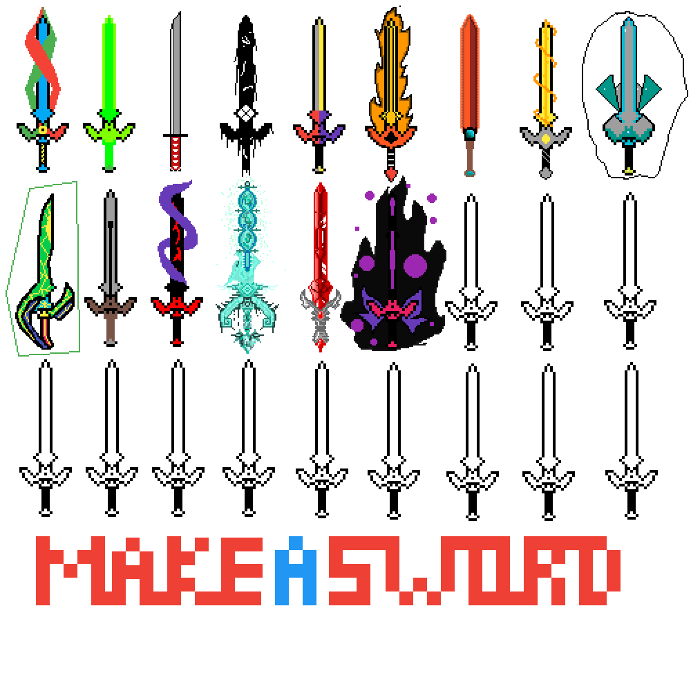 Darkheart Rapier (1000x1000), Png Download