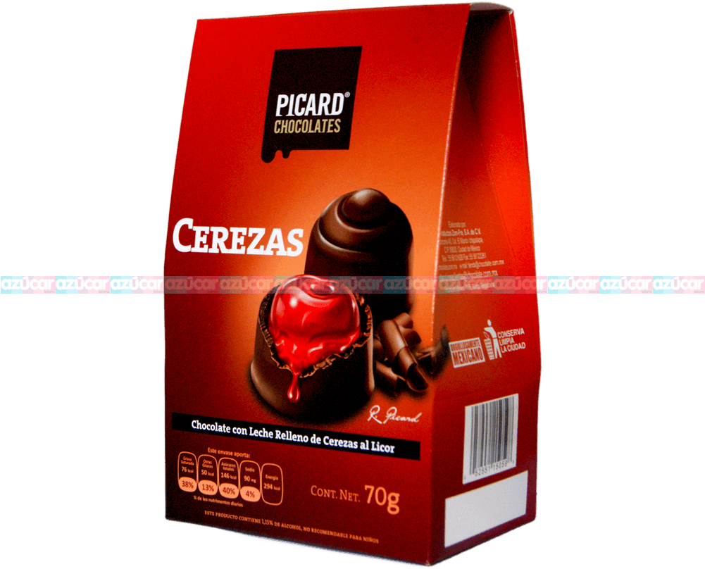 Picard Piramide Cereza Al Licor 12/70g Picard (1000x1000), Png Download