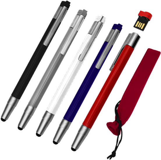 Usb Bolígrafo, Acabado Metálico, Mecanismo Giratorio (600x600), Png Download