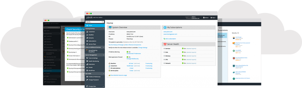 Plesk Onyx Cloud Managent Platform (1024x408), Png Download