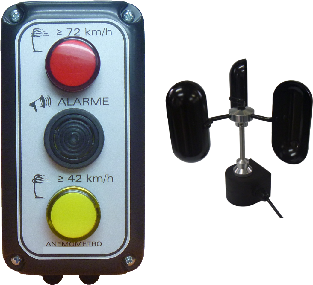 Anemômetro C/ Sinalizador Sonoro P/ Gruas E Guindastes (1100x970), Png Download