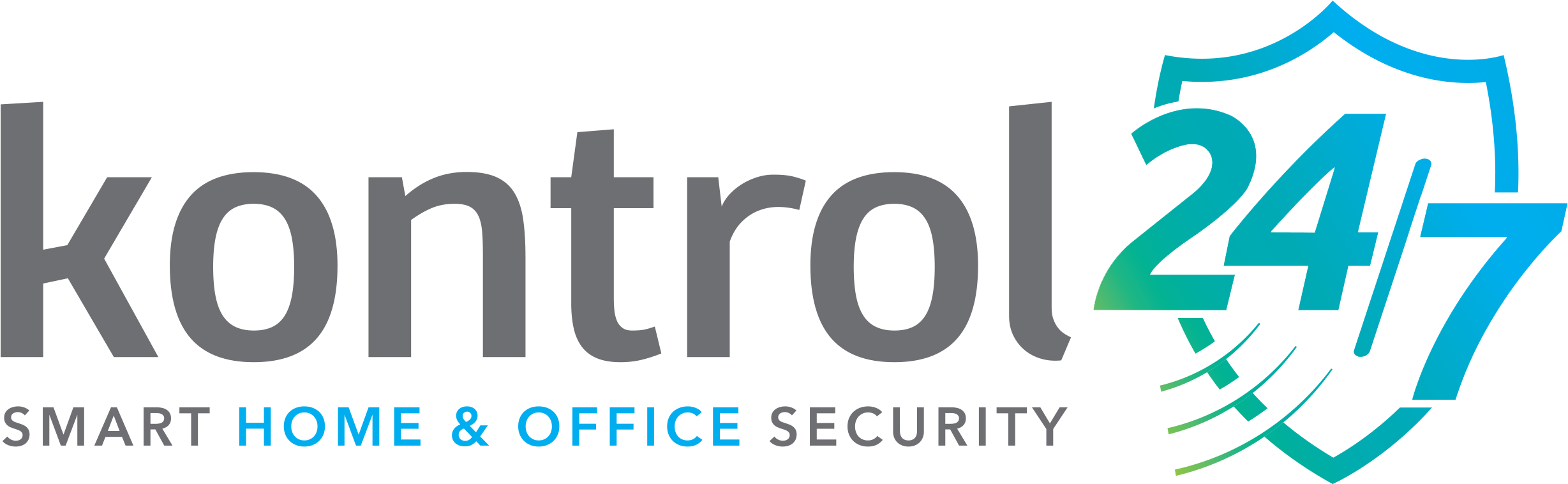 Kontrol 24/7 Home & Business Smart Security Solutions, (2480x769), Png Download