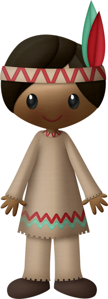 Accion De Gracias Pocahontas, 4 Kids, Cowboys, Thanksgiving, (370x1024), Png Download