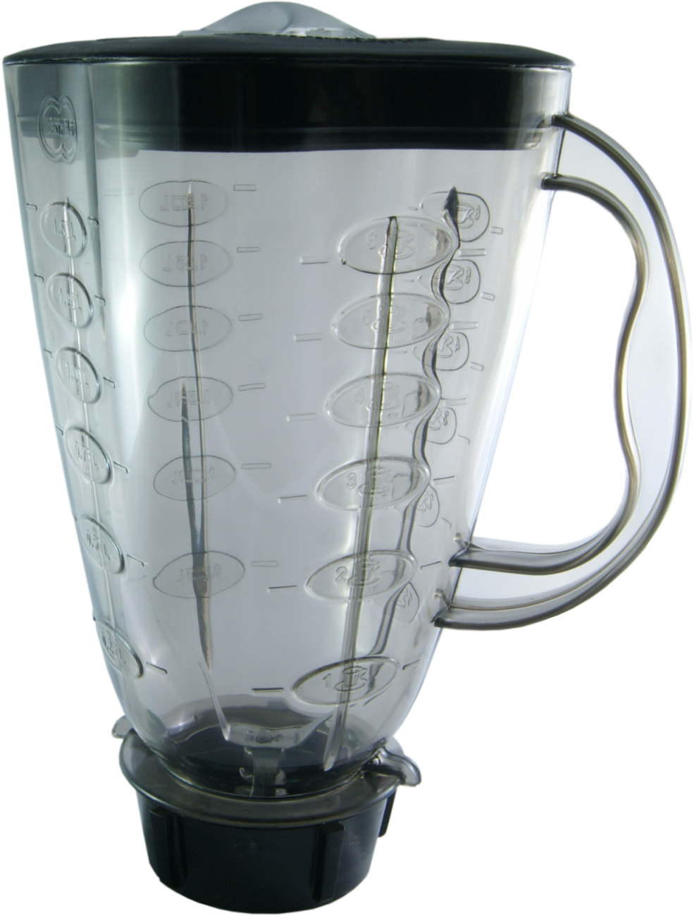 Vaso Oster Cube Completo Humo (985x1300), Png Download