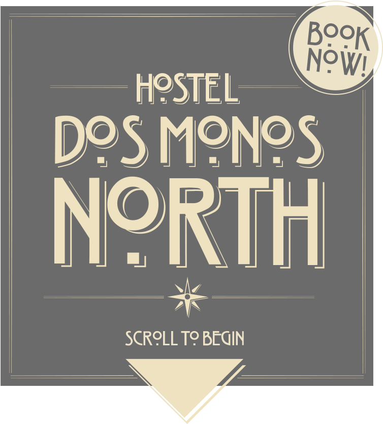 Welcome To Hostel Dos Monos North (2700x1752), Png Download