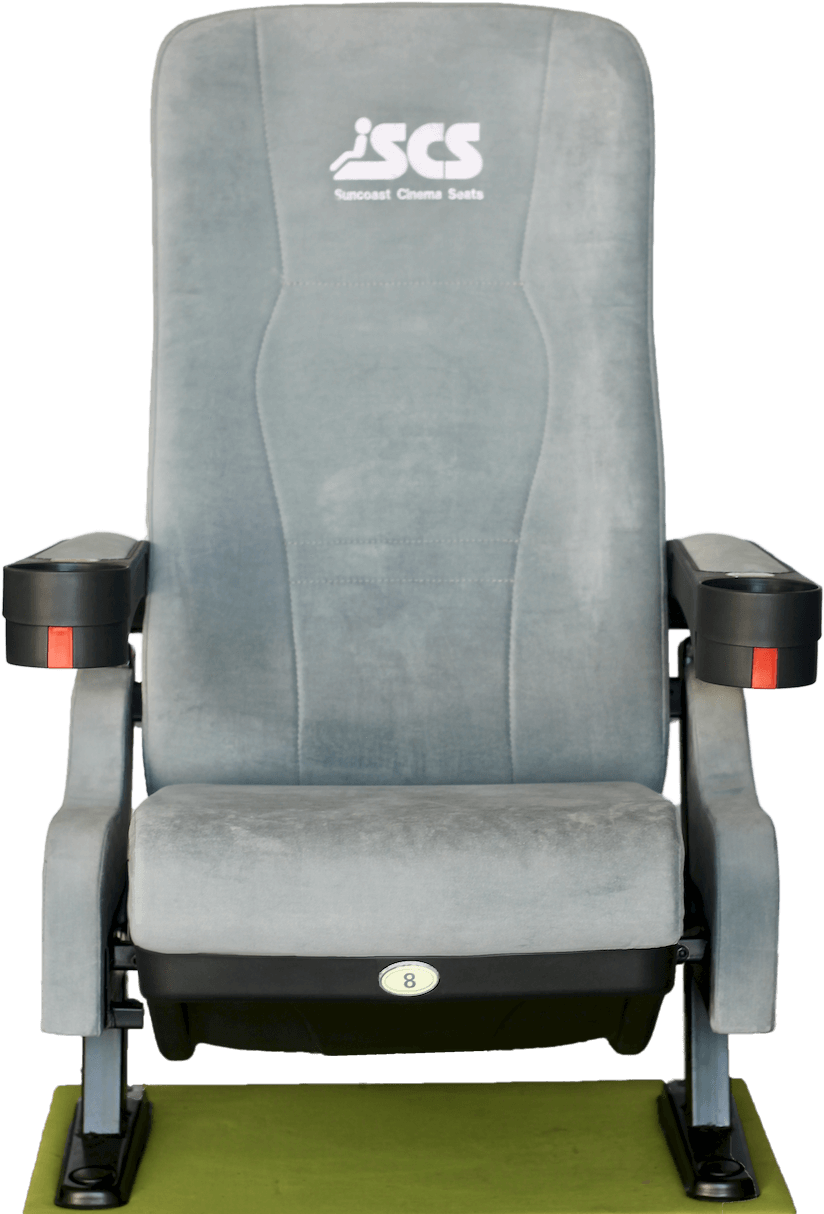 Grey Cinema Chair 1 (850x1276), Png Download