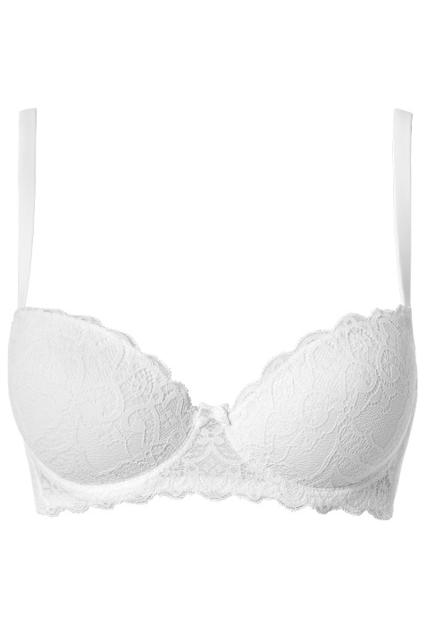 Sutiã Balconet Acolchoado Em Renda Sofia (478x708), Png Download