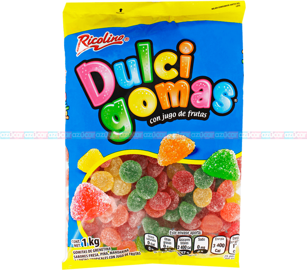 Ricolino Dulcigoma 10/1k Ricolino (1000x1000), Png Download