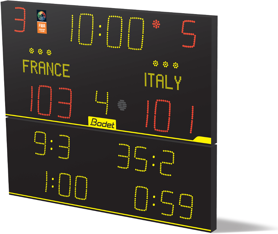 Bodet - Volleyball Scoreboard - 8t225 Alpha (936x800), Png Download