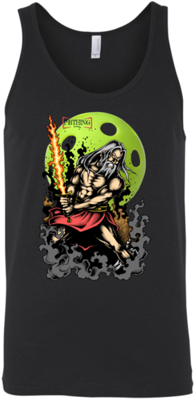 Pickleball Warrior 3480 Bella Canvas Unisex Tank (580x580), Png Download