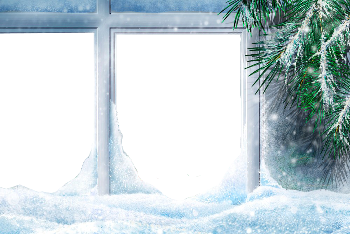 Molduras Natalina Simples Em Png (1197x803), Png Download