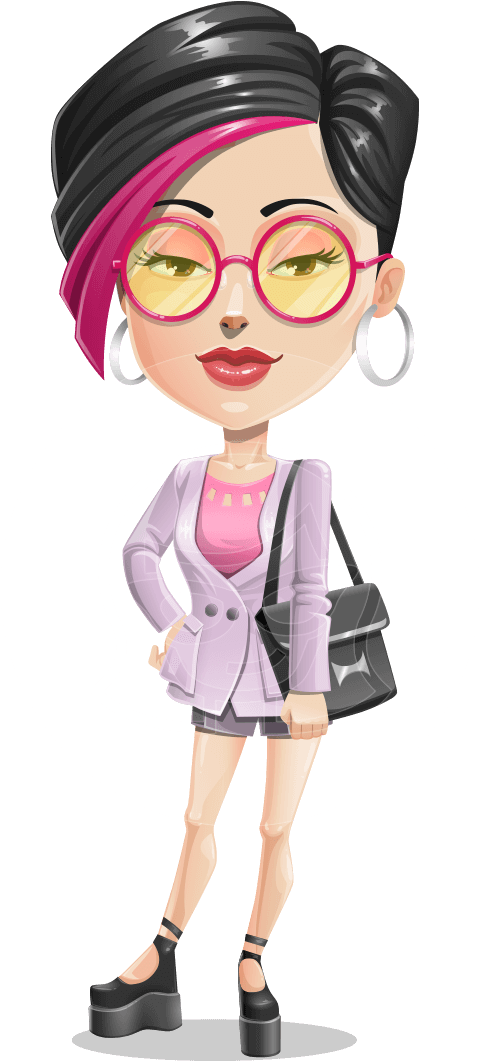 Milly Bold The Hipster (957x1060), Png Download