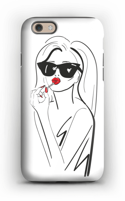 Lipstick Case Iphone 6s Tough (498x800), Png Download