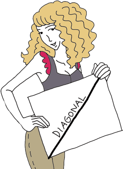 Diagonal Png (600x600), Png Download