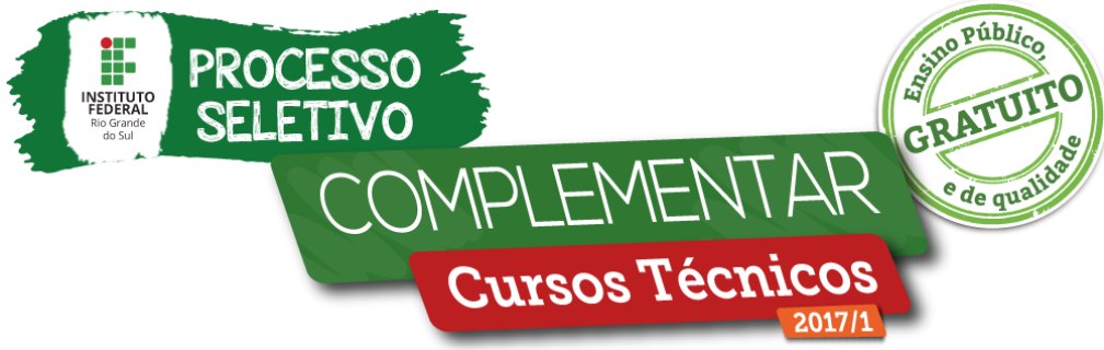 Processo Seletivo Complementar Ifrs 2017/1 Cursos Técnicos (1008x320), Png Download