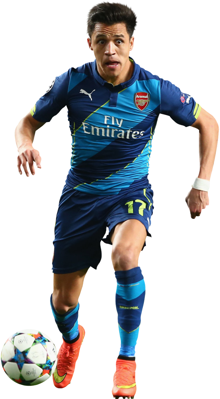 Alexis Sanchez - Arsenal (758x1371), Png Download