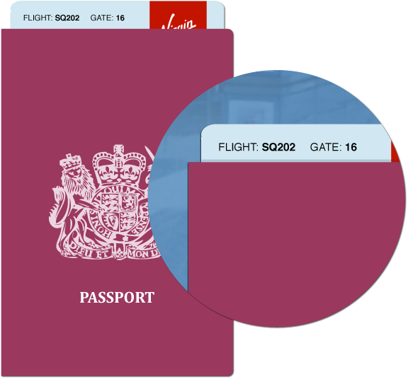 Multiple Boarding Passes Too (576x536), Png Download