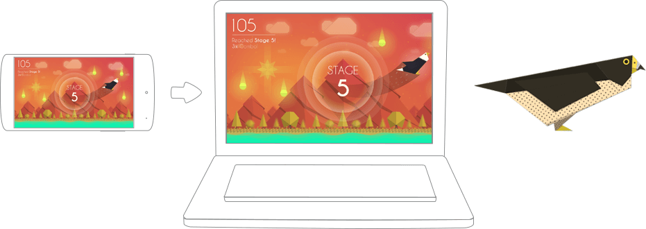 Play Paper Wings On Pc (931x330), Png Download