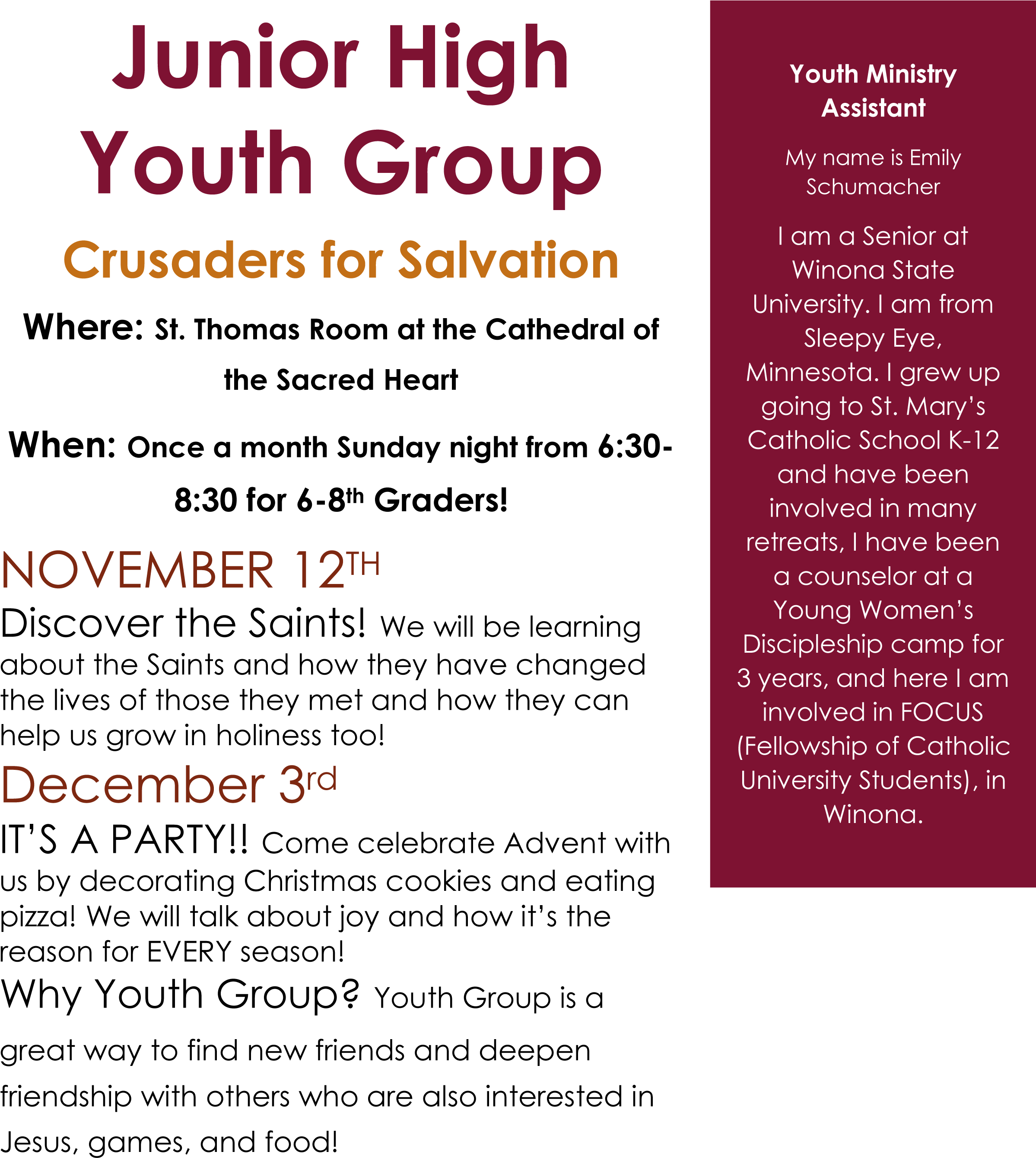 Junior High Youth Group (2418x3027), Png Download