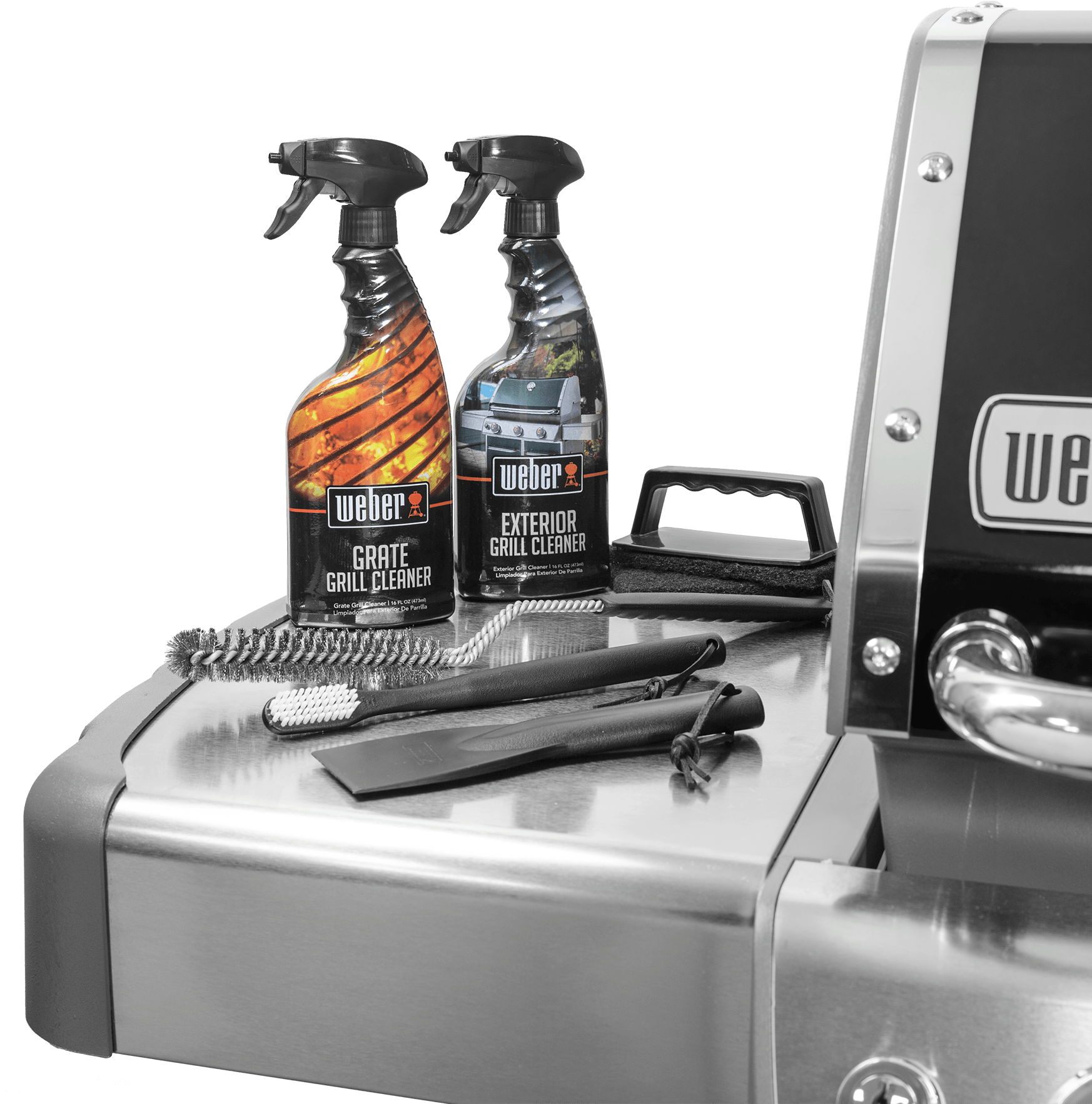 Download Weber® Porcelain Enamel Grill Maintenance Kit Full Size PNG