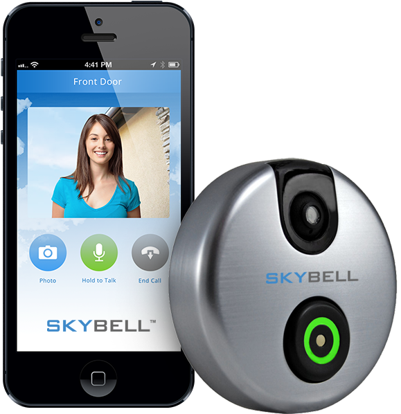 Giveaway Skybell Wifi Doorbell Carley K (587x643), Png Download