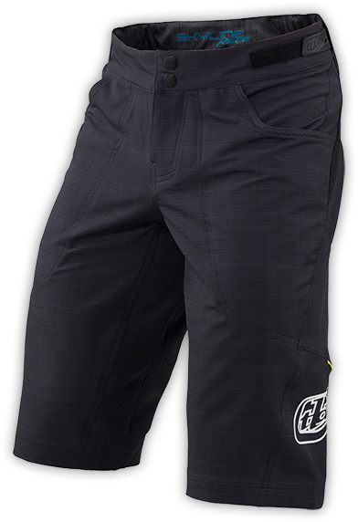 Troyleedesigns Skylineraceshort Surfacecharcoal (600x600), Png Download