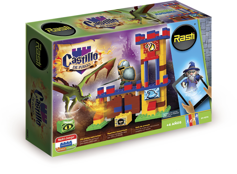 Castillo De Fuego 125pzas (800x628), Png Download