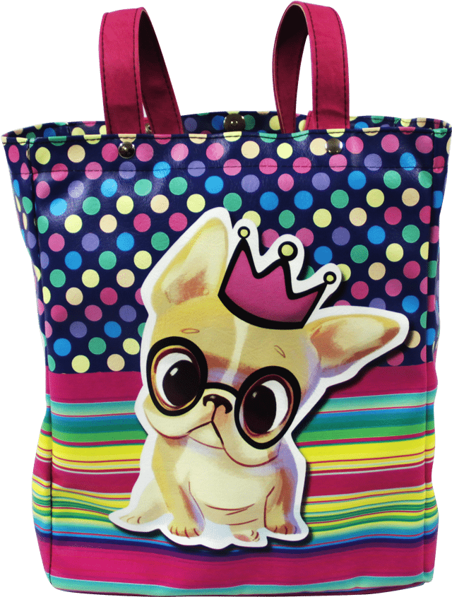 Bolso Ecocuero Perritos (1000x1000), Png Download