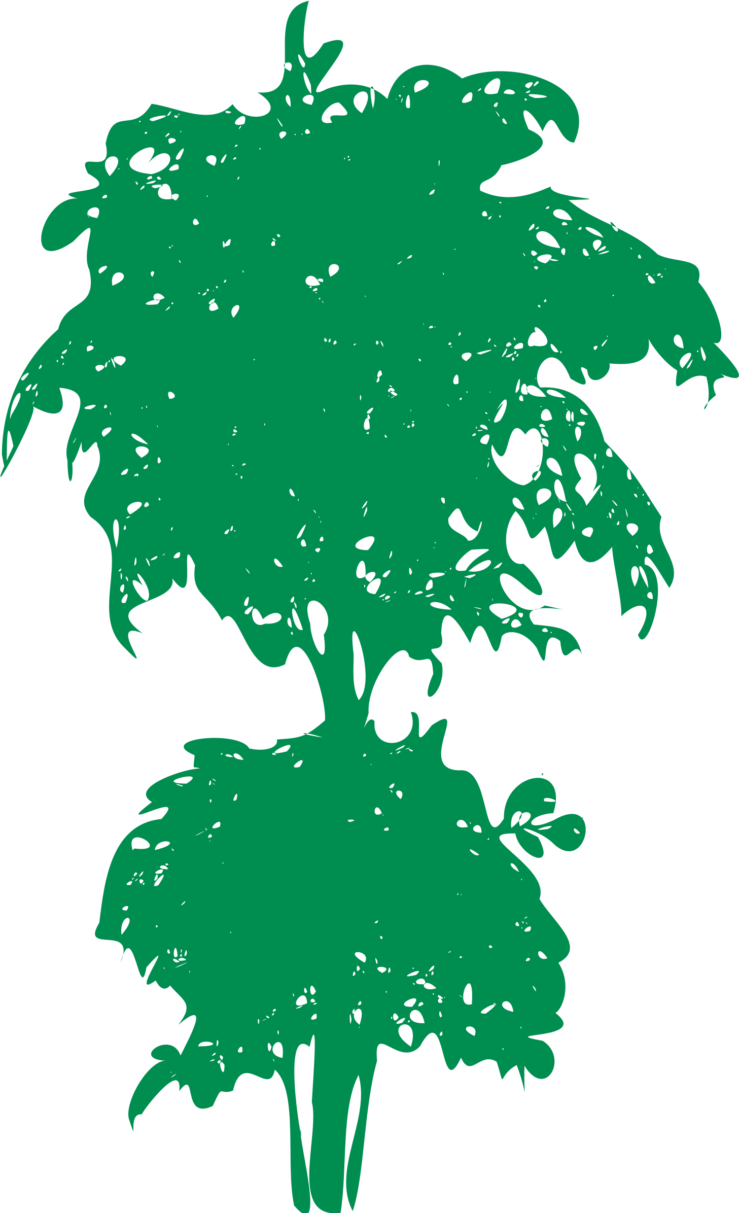 This Free Icons Png Design Of Silhouette Arbre 19 (1468x2400), Png Download