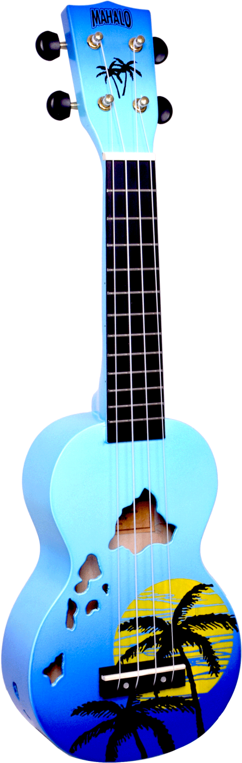 Mahalo Hawaii Soprano Ukulele (581x1600), Png Download