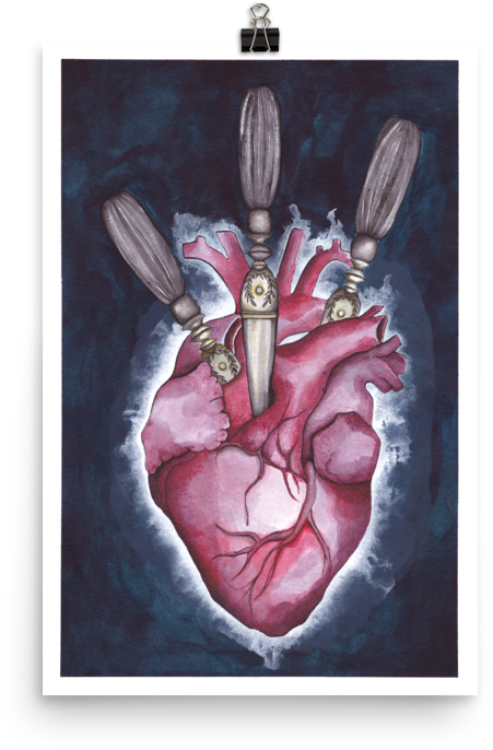 00 Sold Out - Three Of Swords (1000x1000), Png Download
