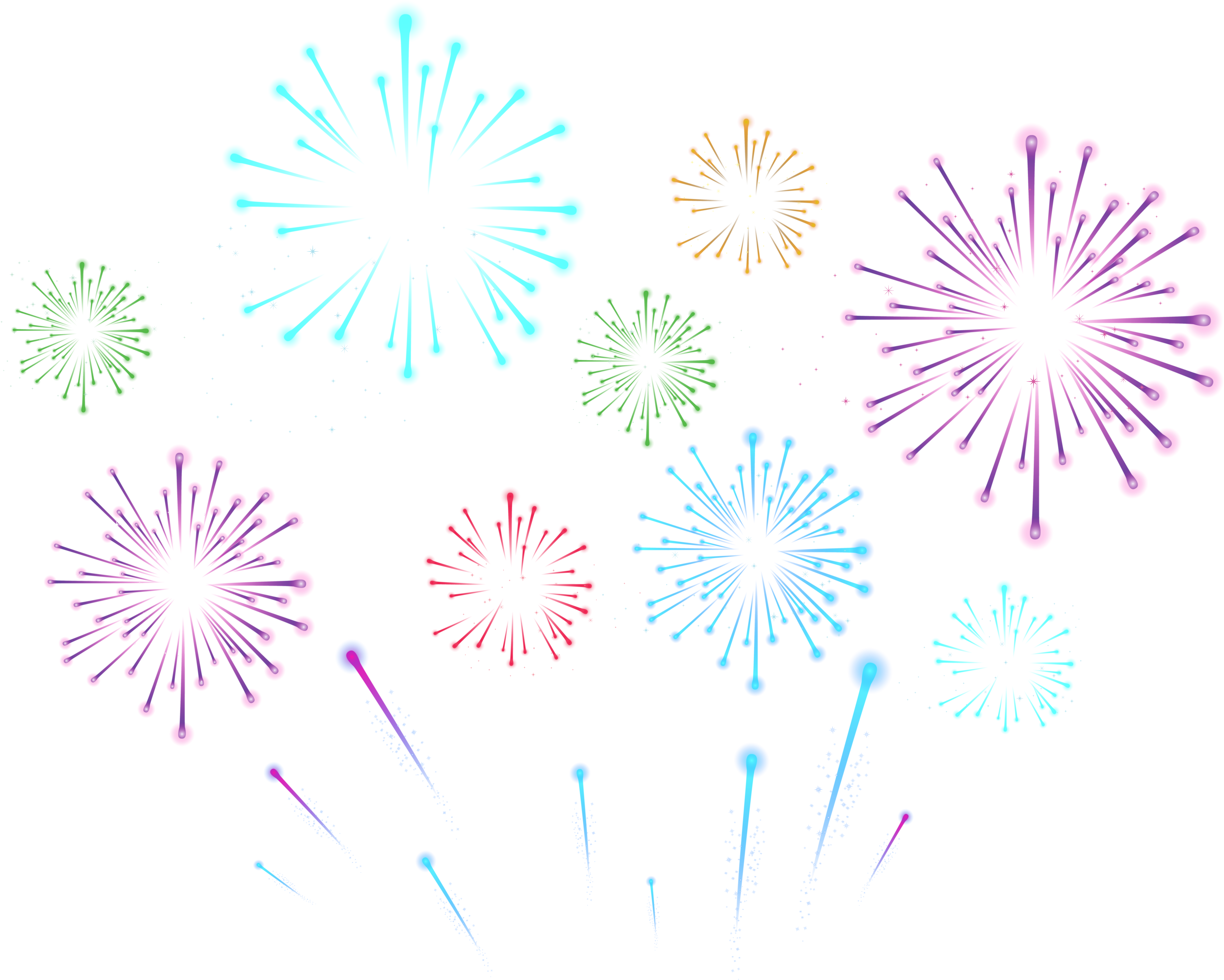 Firework Png (5000x4015), Png Download