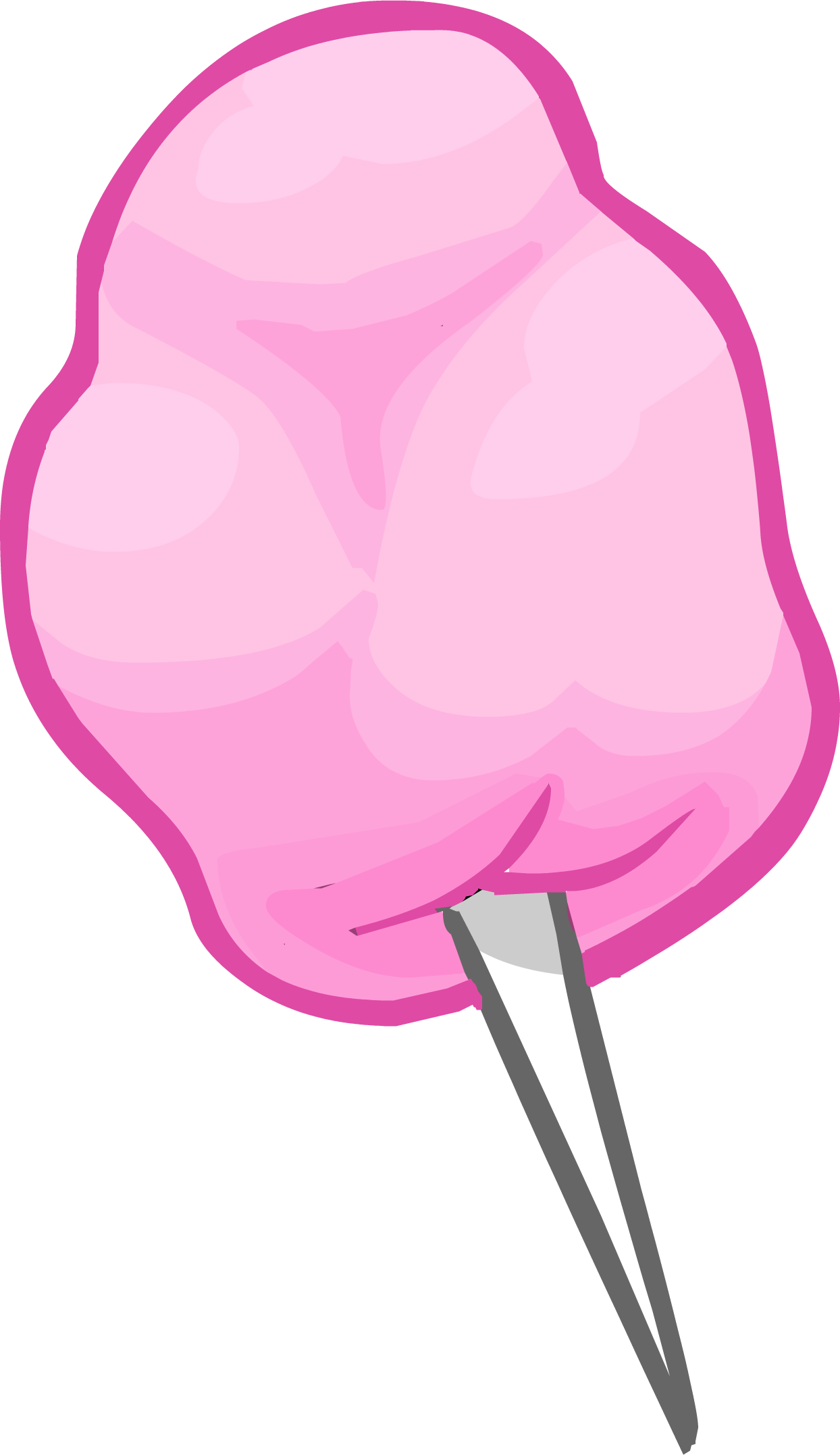 Cotton Candy Transparent Background - Cotton Candy Png Png (700x700), Png Download
