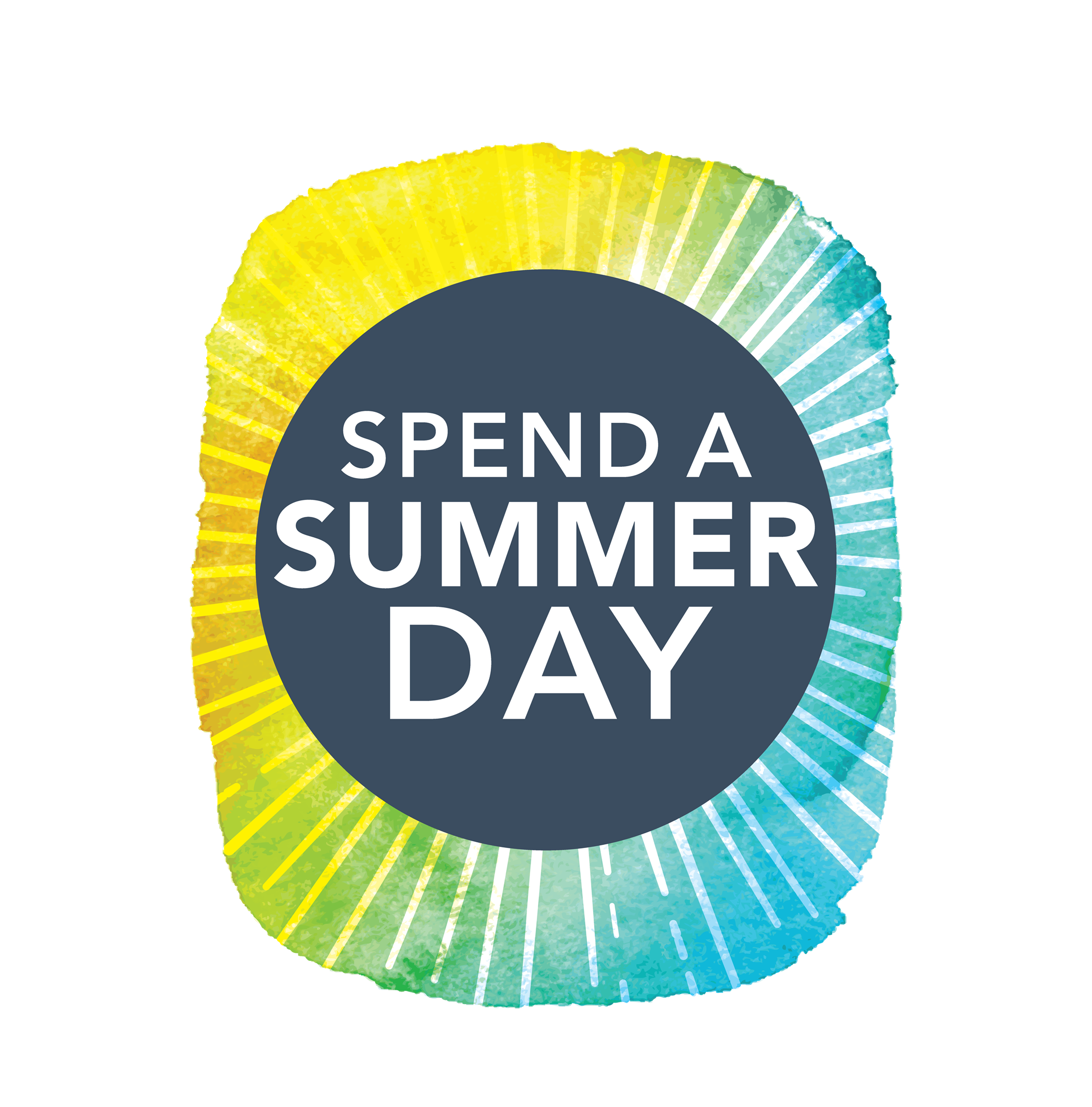 Spend A Summer Evening Text Placed Over Watercolor - Pennsylvania State University (979x992), Png Download